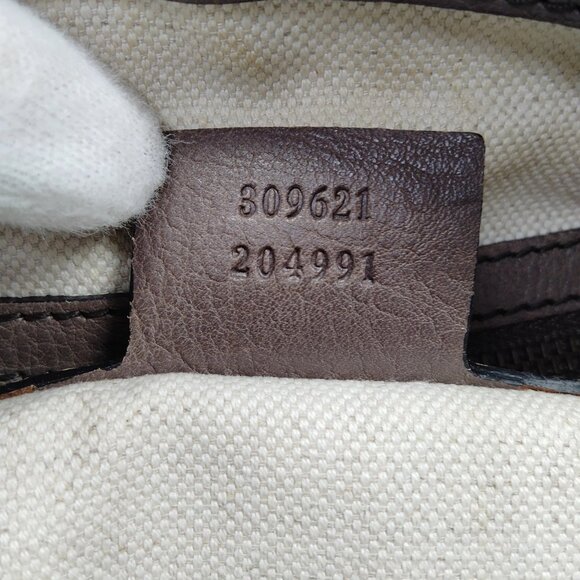 Authentic Gucci Tote Bag Sherry Line Brown Canvas mn472-013026 - Picture 15 of 16